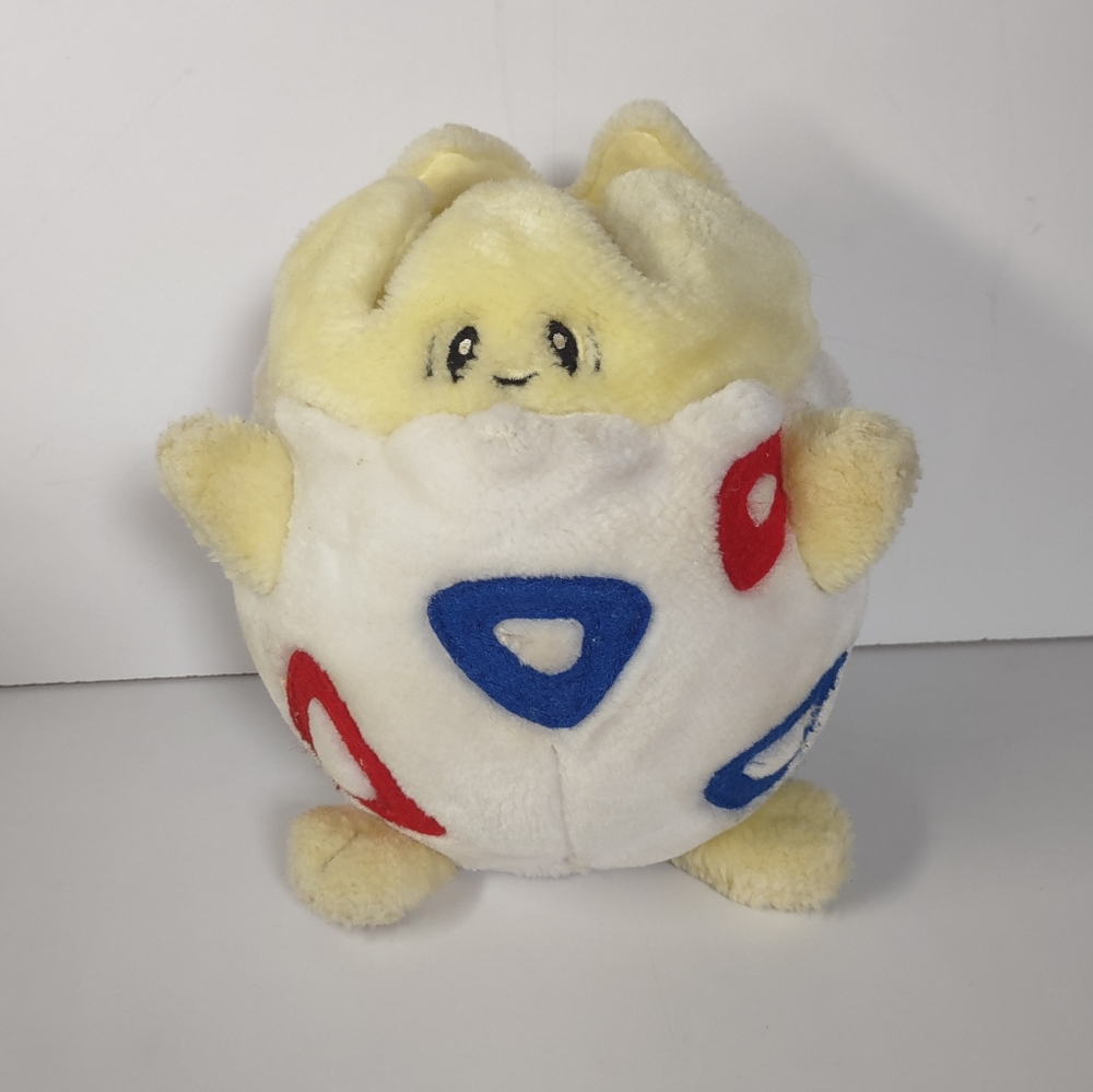 Nintendo Togepi Pokemon 6" Electronic/Battery Plush Soft Toy Hasbro 1998 Tested